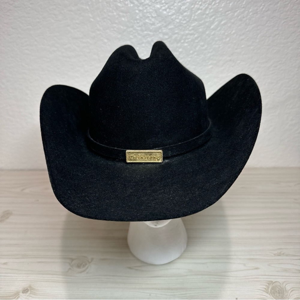 Twinstone Men's Corral 4X Black Cowboy Hat  Size 7